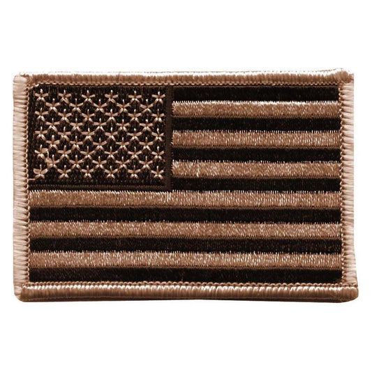 Rothco Iron On / Sew On Embroidered US Flag Patch