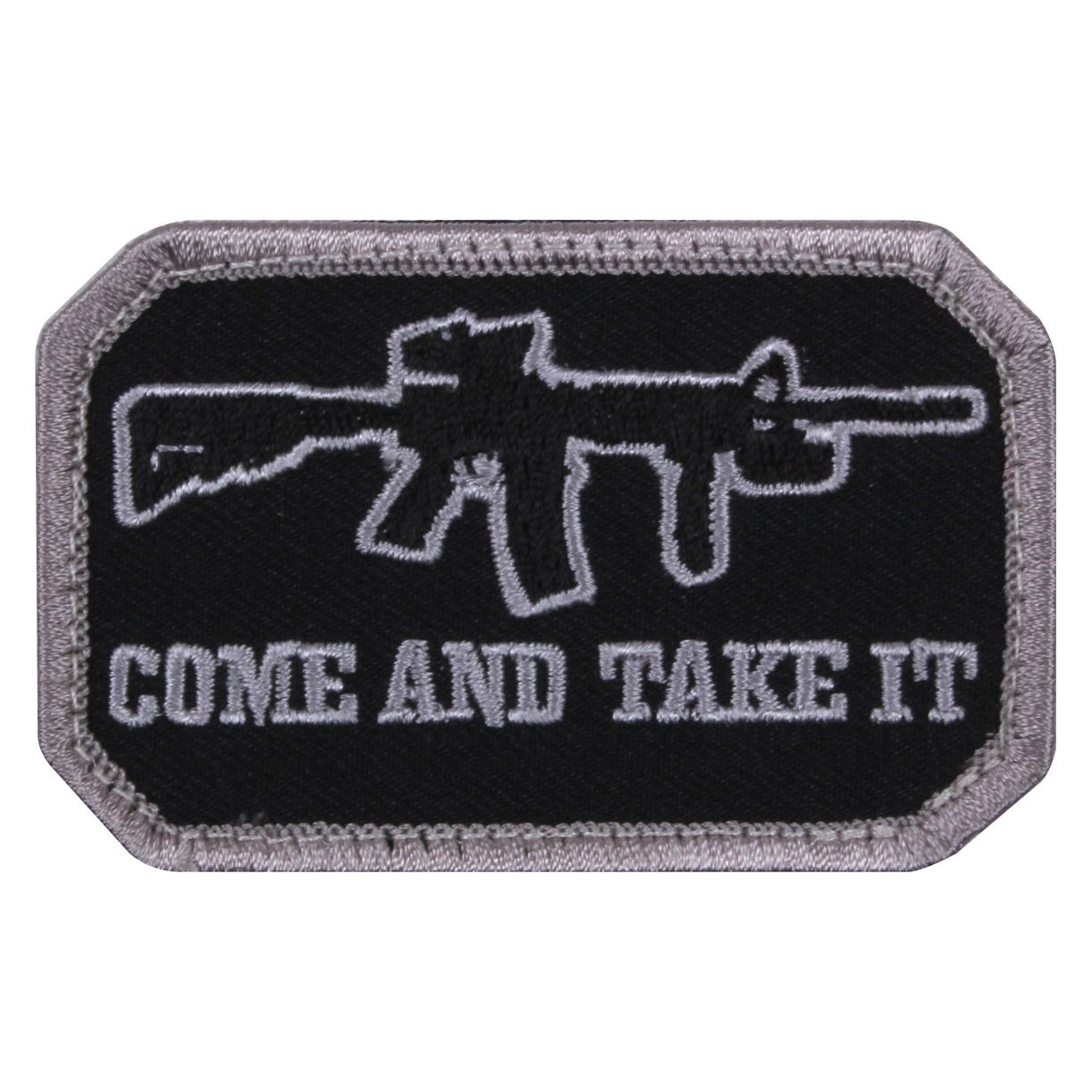 Rothco Come and Take It Morale Patch Black