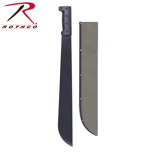 Rothco Bush Pro Steel Machete with Sheath