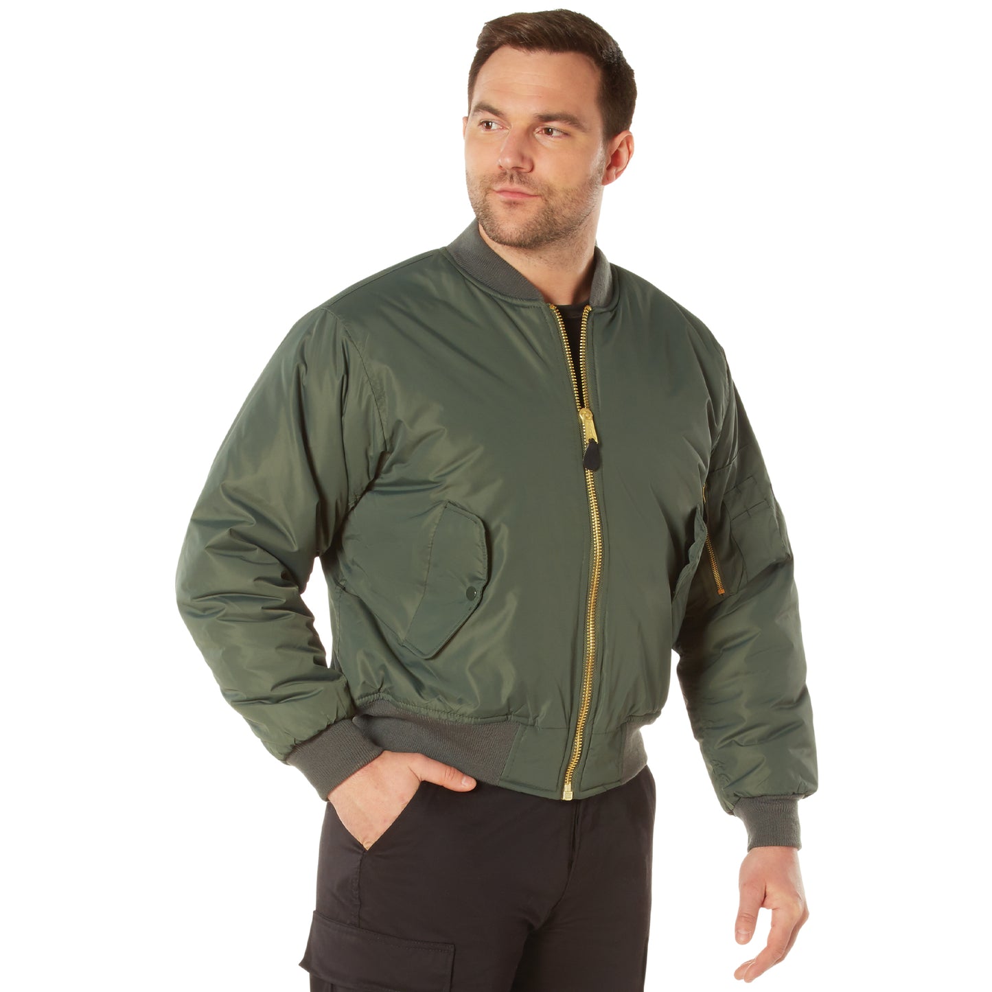 Enhanced Nylon MA-1 Flight Jacket