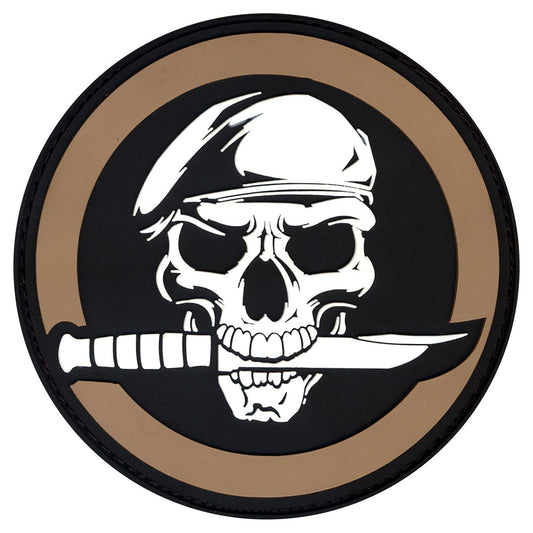 Rothco PVC Military Skull & Knife Morale Patch