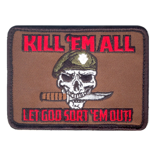 Rothco Kill Em All Let God Sort Em Out Morale Patch