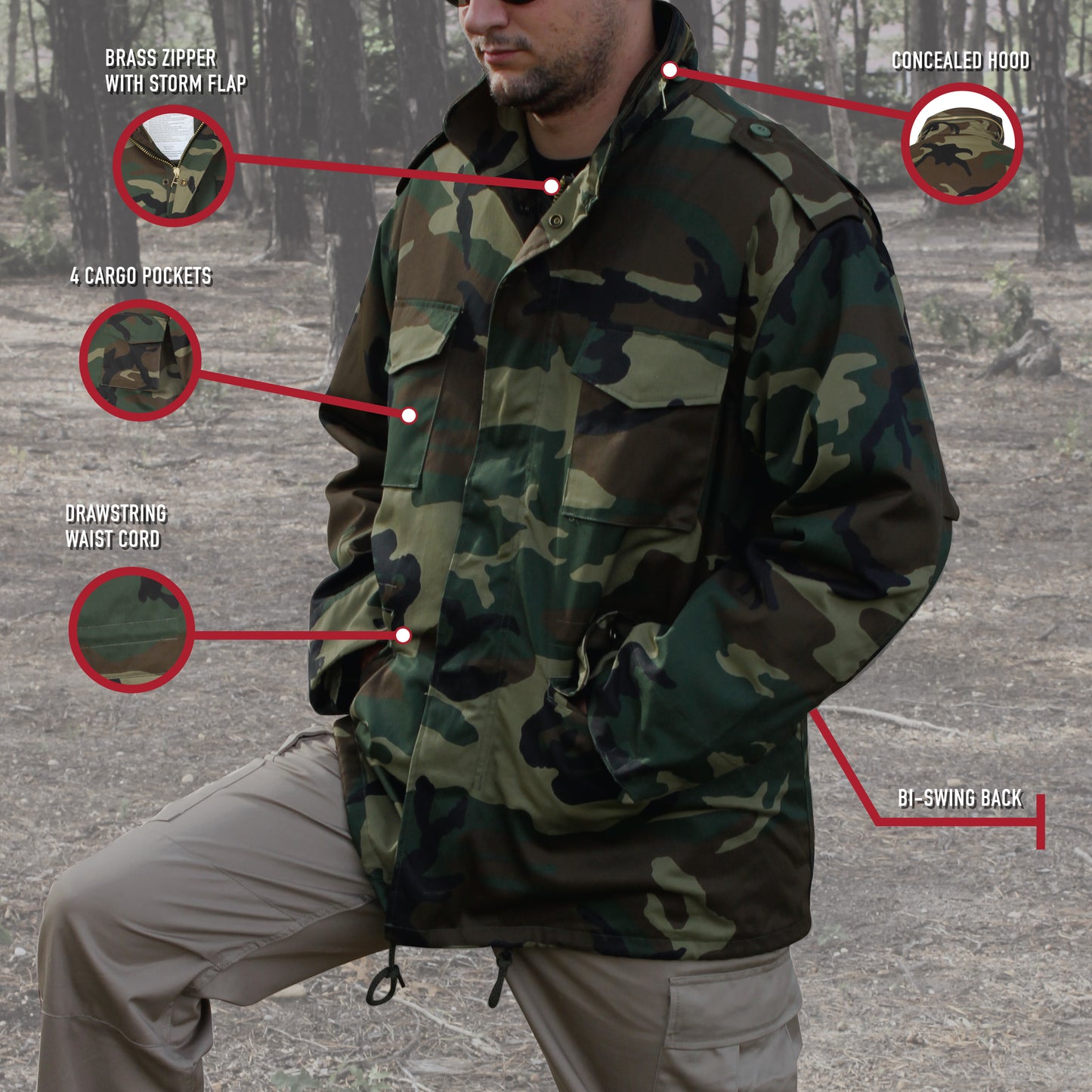 Camo M-65 Field Jacket